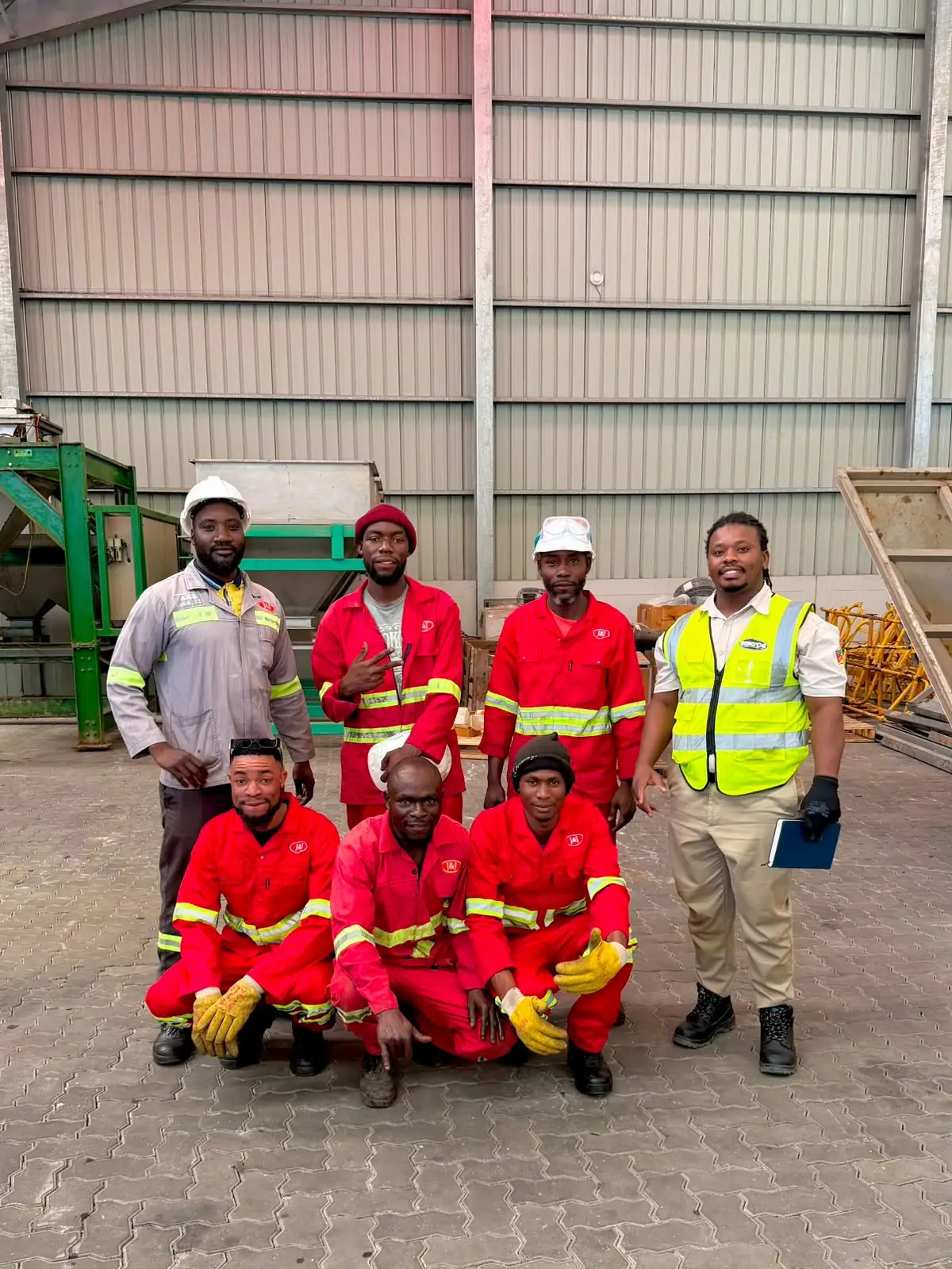 Semende technical team on site
